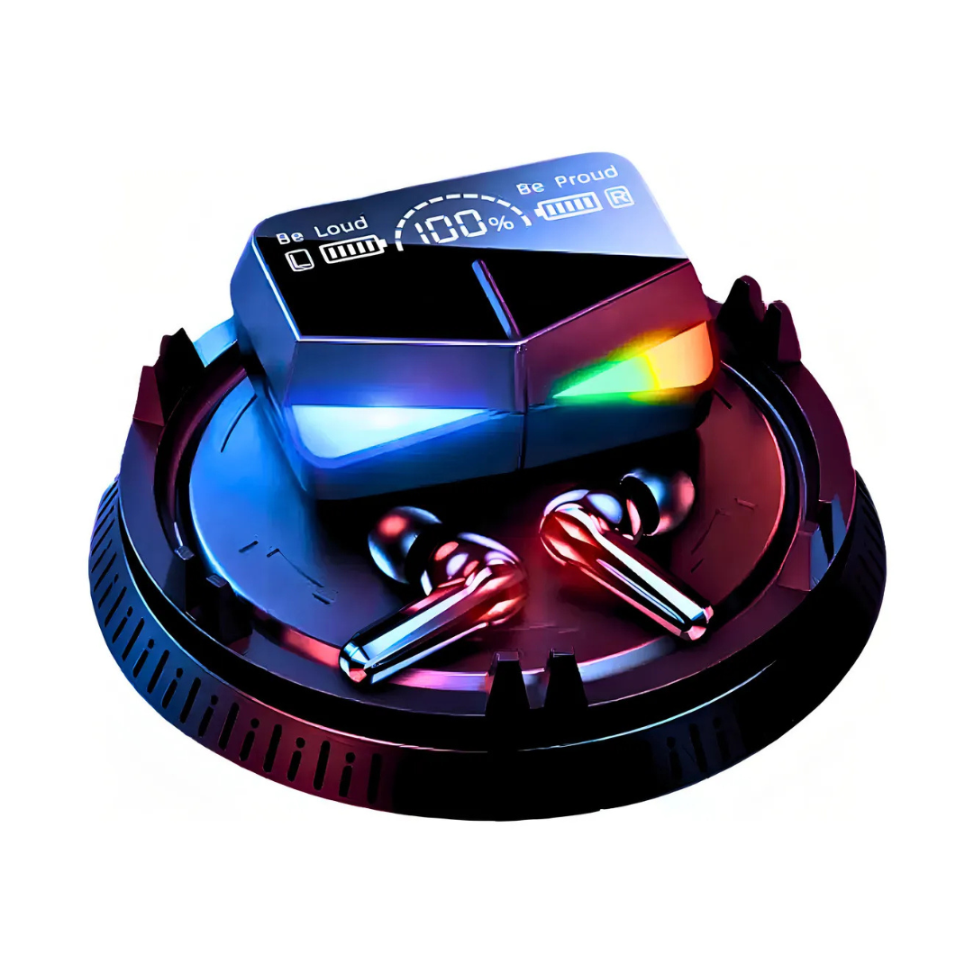 Fones De Ouvido Auricular Bluetooth Touch Luz Rgb Ka-986 Cor Preto